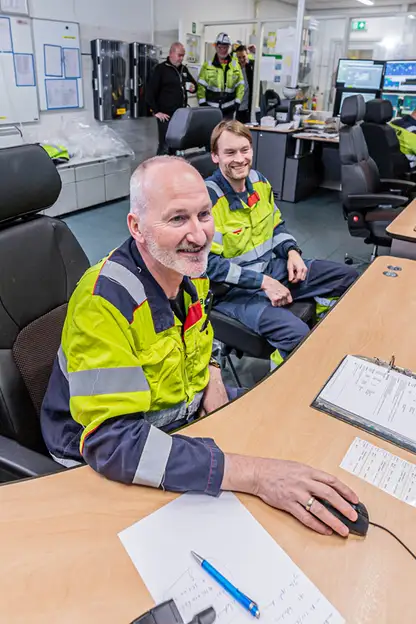 Stoel ingesteld op locatie