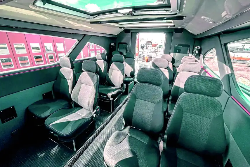 Marell M15 tour boat uses C7 Pro seats for the passengers