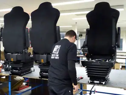 Modification of ISRI Memory seat for Iveco lorry