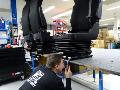 Modification of ISRI Memory seat for Iveco lorry