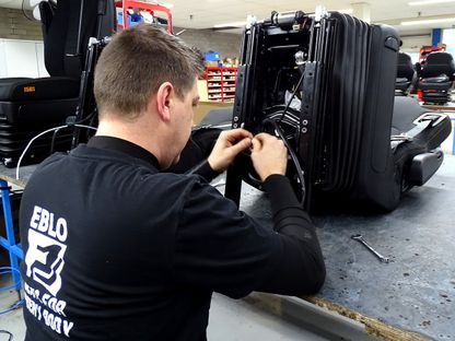 Modification of ISRI Memory seat for Iveco lorry