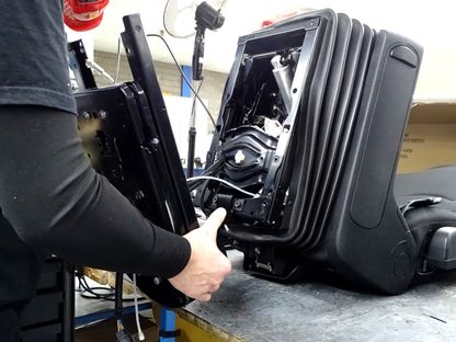 Modification of ISRI Memory seat for Iveco lorry