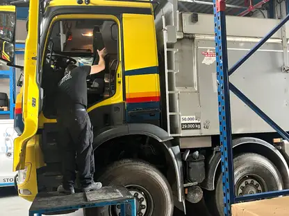 ISRI vrachtwagenstoel voor Mercedes vrachtwagen Maessen