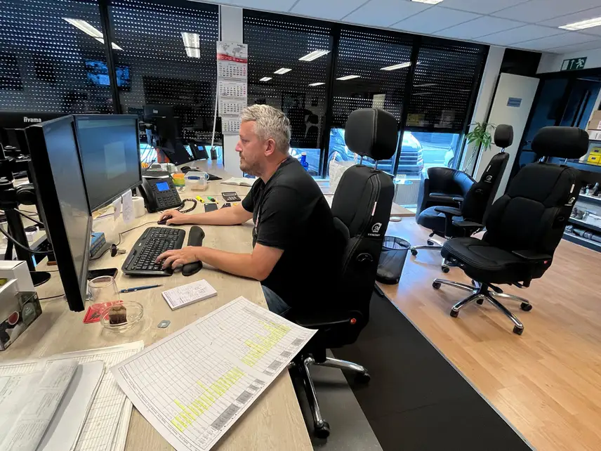 UnitedSeats C8 bureaustoel leer