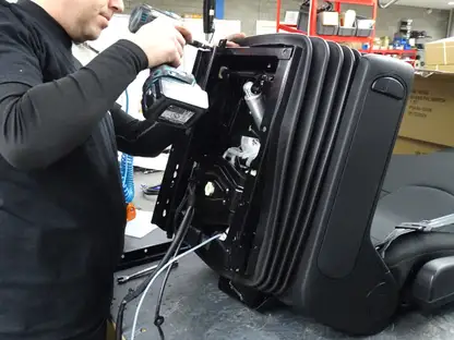 Modification of ISRI Memory seat for Iveco lorry