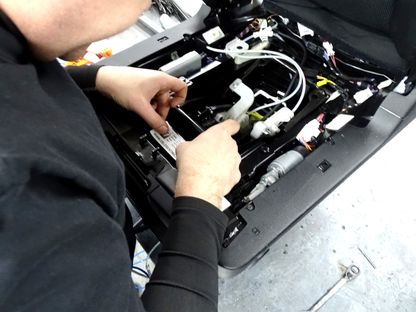 Modification of ISRI Memory seat for Iveco lorry