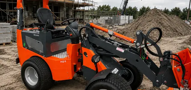 RELLY mini shovels equipped with UnitedSeats MGV55