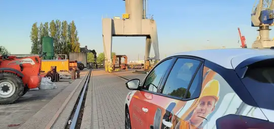 sièges de grue sur place