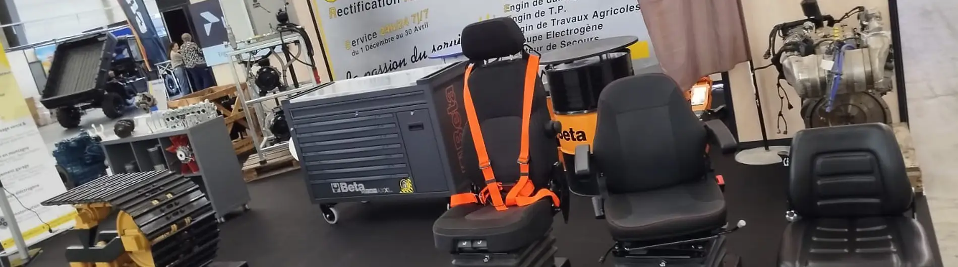 UnitedSeats dealer B.F. Equipement showcases UnitedSeats at BTP & Travaux de Montagne show