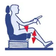 Juiste zithouding trekkerstoel