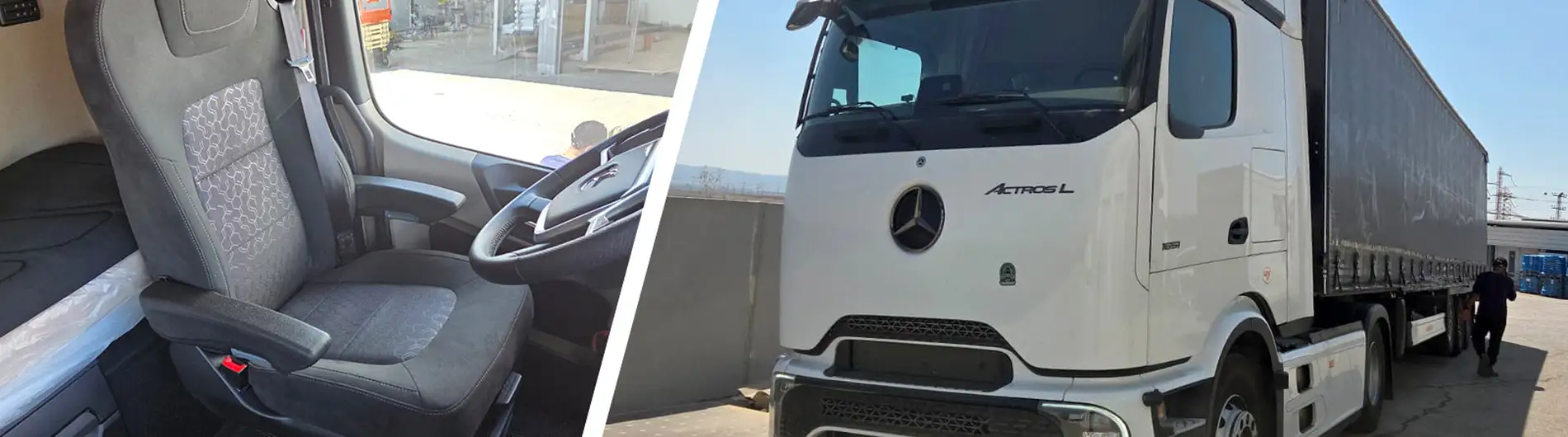 UnitedSeats dealer Asfir Israel installs Voyager C65 Premium model in new Mercedes Actros L