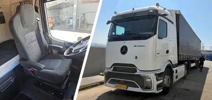 UnitedSeats dealer Asfir Israel installs Voyager C65 Premium model in new Mercedes Actros L