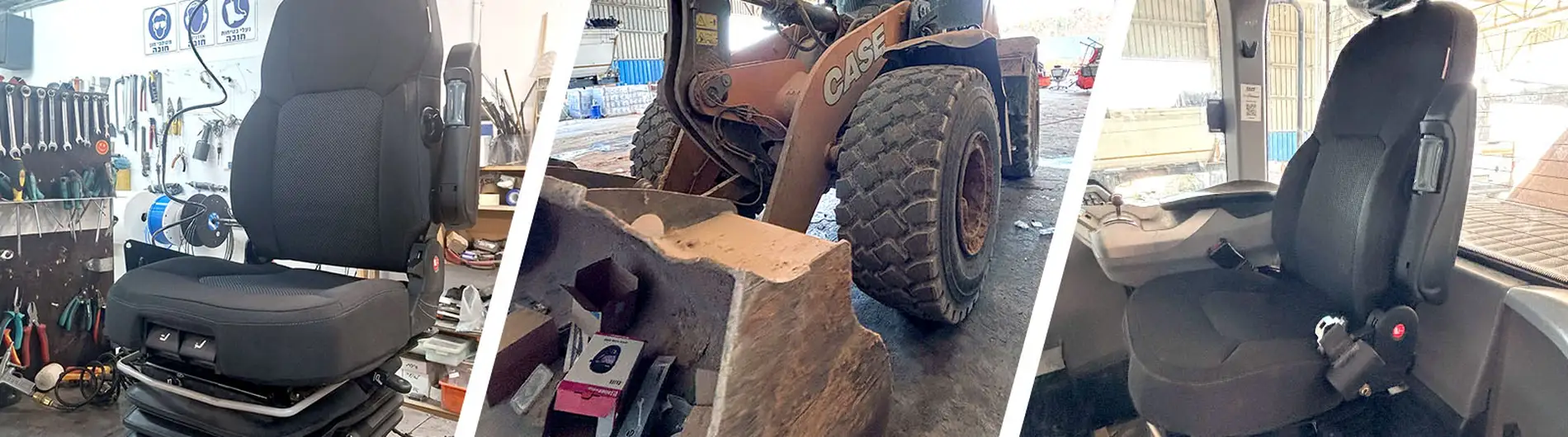 UnitedSeats dealer Asfir completes seat installation in Case wheeled loader