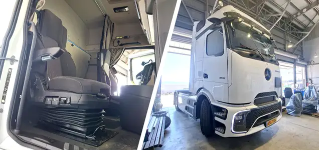 Mercedes customer asks for Voyager C70 air seat in new truck