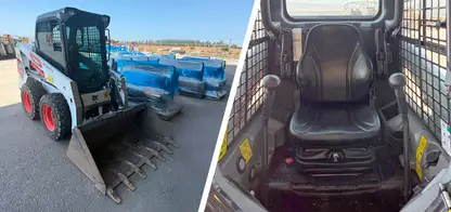 Air seat UnitedSeats LGV64/C2 installed in Bobcat S450 skid steer