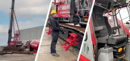 Built-in ISRI/ASS crane seat combination