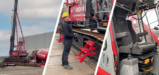 Built-in ISRI/ASS crane seat combination