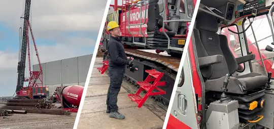 Built-in ISRI/ASS crane seat combination