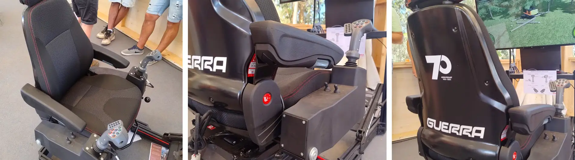 UnitedSeats dealer Sumsertech builds pod-mounted seat for forestry simulator