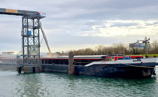 Trone sitz für das Binnenschiff Morpheus