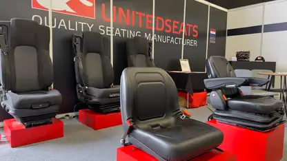 Voyager seats and MI600 and MGV35 seat at the Road Transport Expo 2025