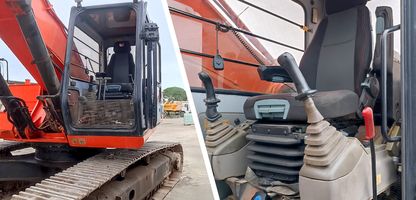 UnitedSeats Highlander Pro ingebouwd in Hitachi graafmachine