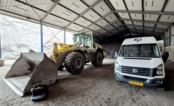 excavator on site Boskalis