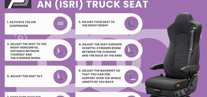 How to correctly adjust an ISRI truck seat