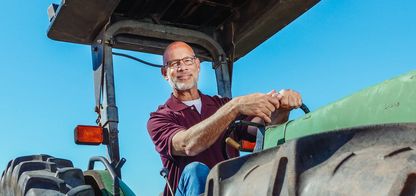 Trekker met trekkerstoel