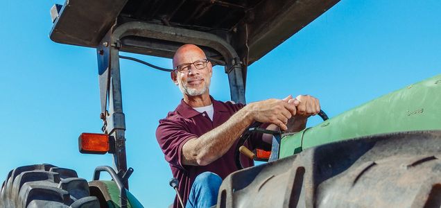 Trekker met trekkerstoel