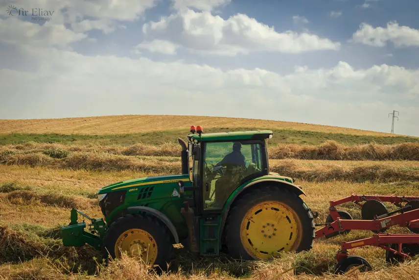 John Deere tractor met trekkerstoel