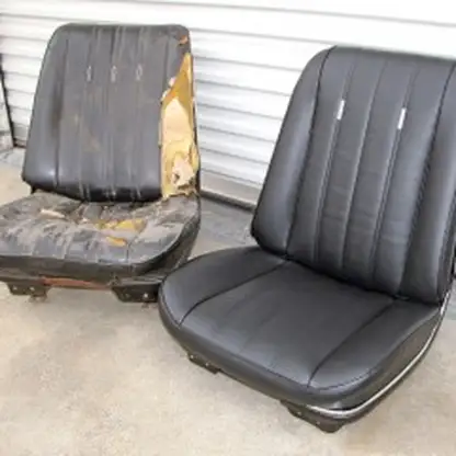 stoel opnieuw bekleed