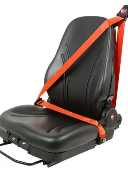 UnitedSeats seat with 3 point seat belt
