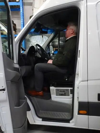 Inbouw scheel autostoel