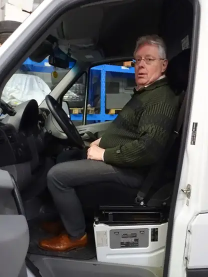 Inbouw scheel autostoel