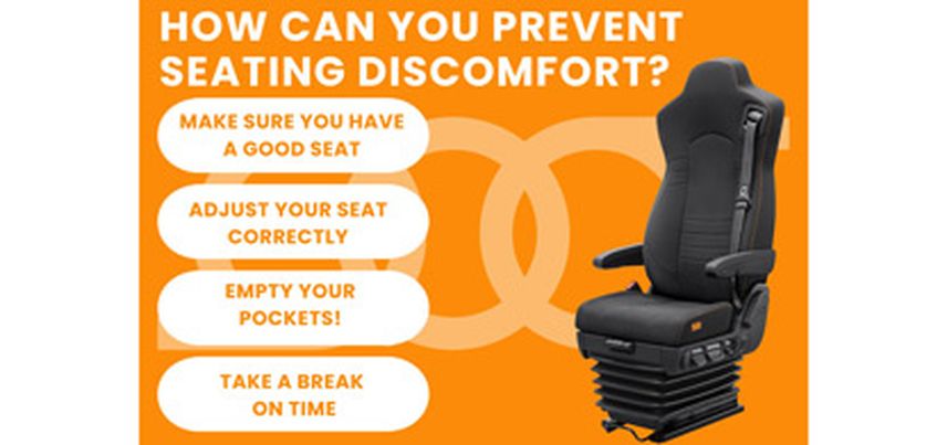 How can you prevent seating discomfort