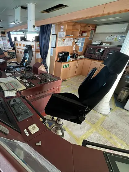 UnitedSeats marine seats at the helm