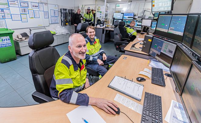 Controle-ruimte met UnitedSeats stoelen van EBLO