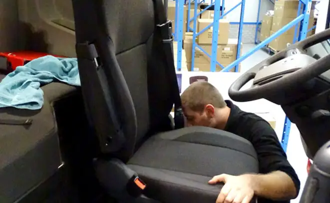 Sedile ISRI su misura per camion Volvo