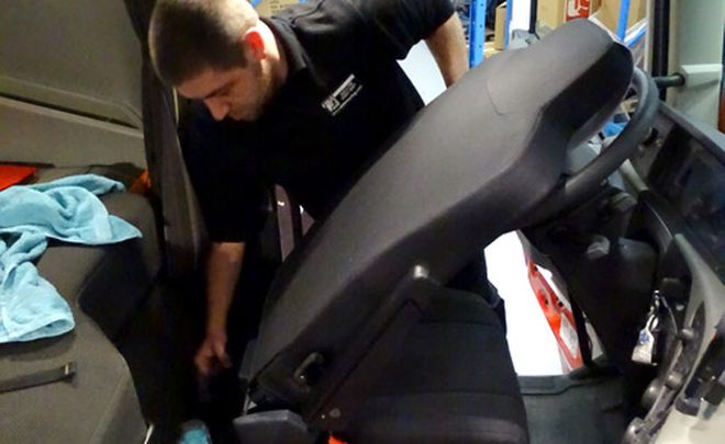 Sedile ISRI su misura per camion Volvo