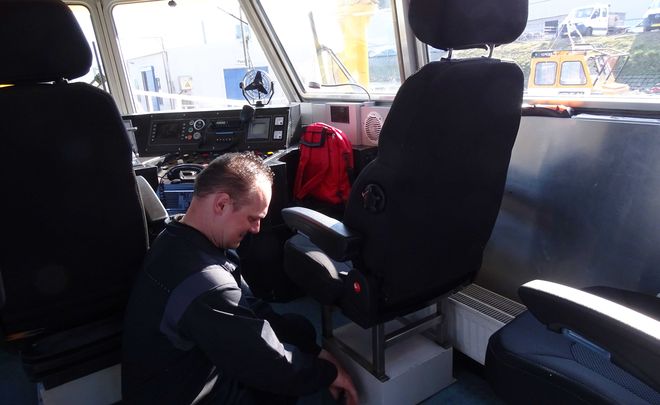 UnitedSeats C8 inbouwen tenderboot