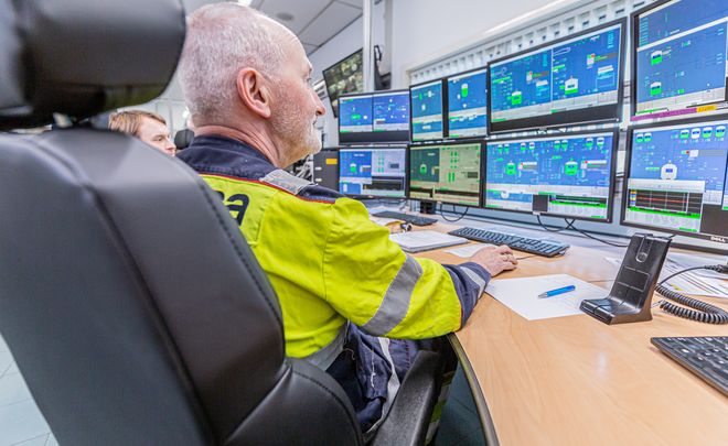 Controle-ruimte met UnitedSeats stoelen van EBLO