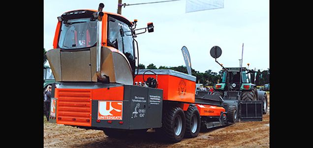 UnitedSeats stoel voor sleepwagen Trekkertrek