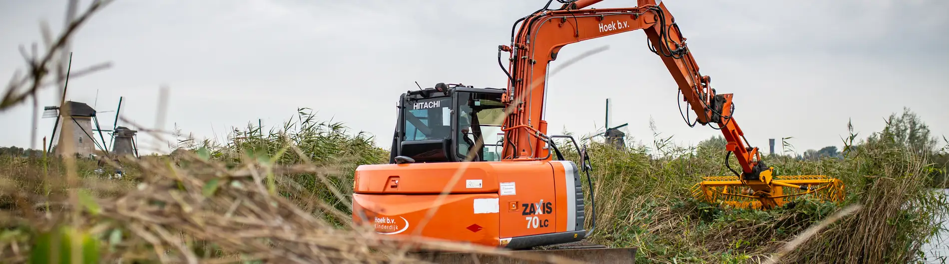 Neuer Recaro-Sitz im Bagger für Hoek B.V..
