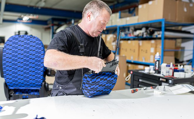 Sedile conducente integrato per GVB