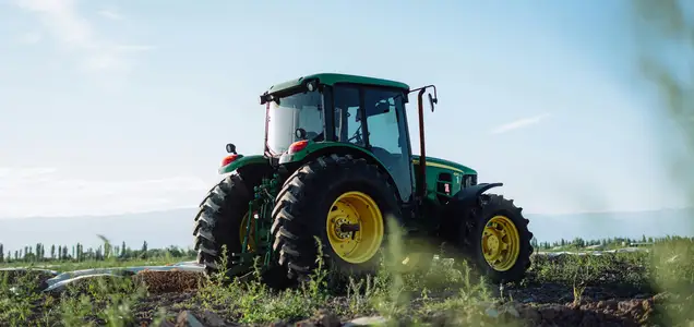 trekker met luchtgeveerde trekkerstoel