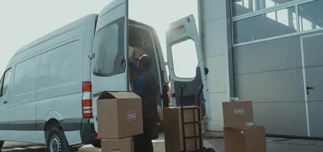 Stoel voor bestelbus