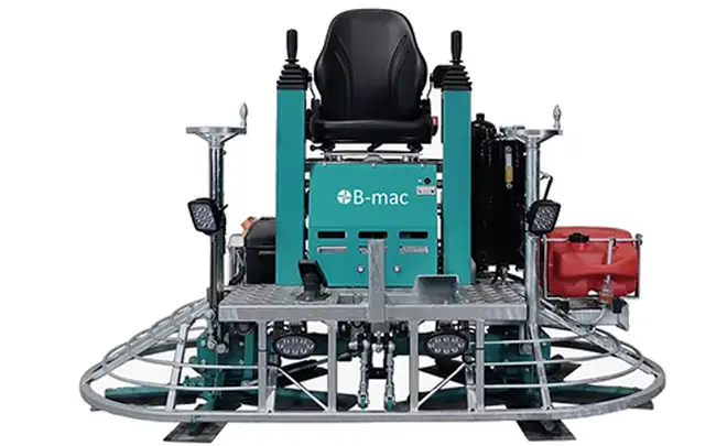 UnitedSeats seats on b-mac concrete machine