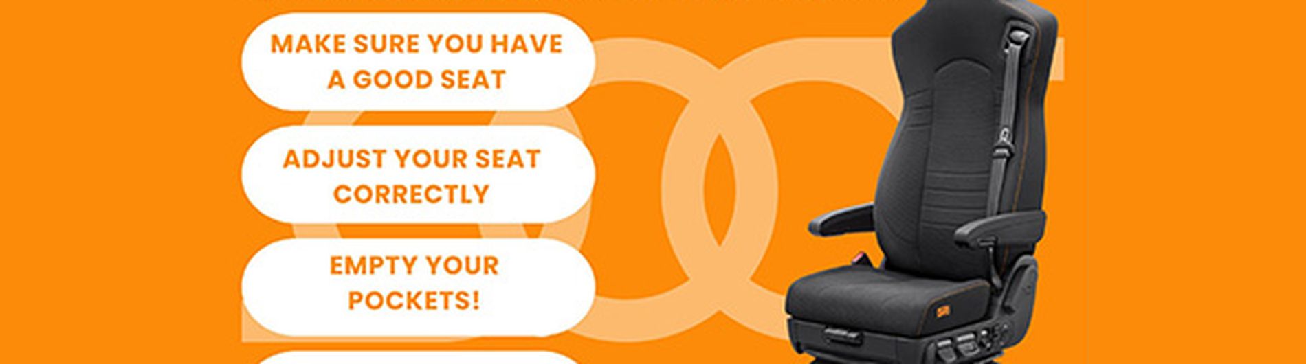 How can you prevent seating discomfort?