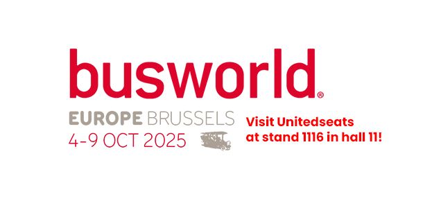 UnitedSeats au salon Busworld 2025 à Bruxelles